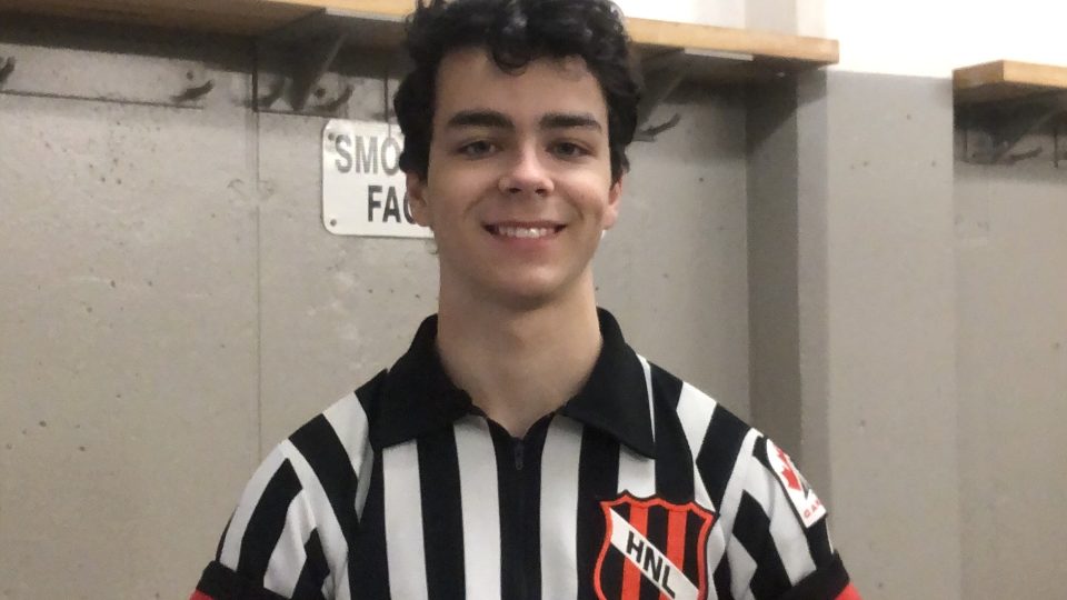 Hockey NL Would Like to Congratulate & Recognize, Gabe Brown – Official of the Month, March