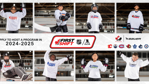 APPLY TO HOST A PROGRAM IN 24-25 – NHL NHLPA FIRST SHIFT