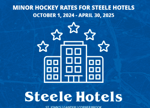 Minor Hockey Rates at Steele Hotels for 2024-2025 Season