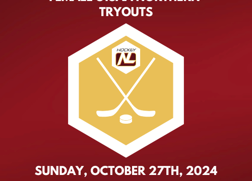 U18 AA Female Northern Tryouts Announcement