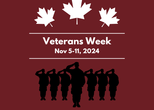 Honouring Veterans Week with Commemorative Puck Drops