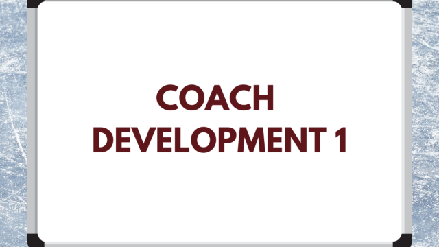 Coach Development 1 Clinic Registration Open!