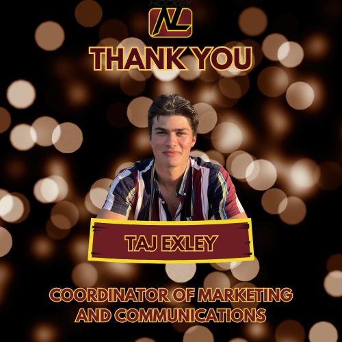 Congratulations to Taj Exley on Completing His Work Term at Hockey NL!