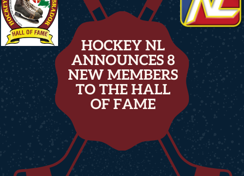 HOCKEY NL ANNOUNCES 8 NEW MEMBERS TO THE HALL OF FAME