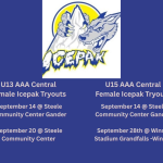 Icepak Tryout Dates & Times 