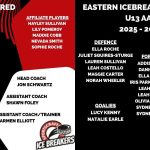 Introducing the 2025-26 U13 AAA Eastern Icebreakers Roster!