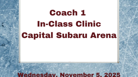 Coach 1 – Mandatory In-Class Clinic November 5