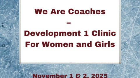 We Are Coaches –  Development 1 Clinic For Women and Girls