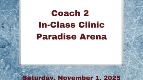 Coach 2 – Mandatory In-Class Clinic November 1