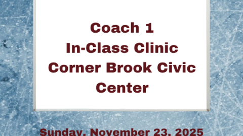 Coach 1 – Mandatory In-Class Clinic November 23