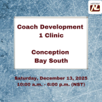 Coach – Development 1 Clinic December 13, 2025