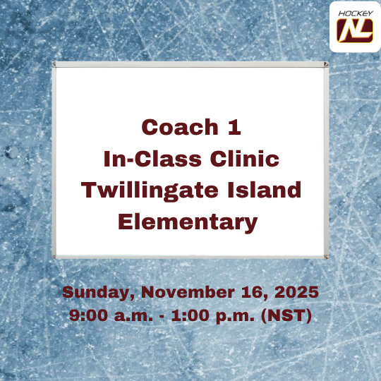 Coach 1 – Mandatory In-Class Clinic November 16