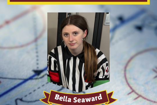 Congratulations to Bella Seaward – Female October Official of the Month!