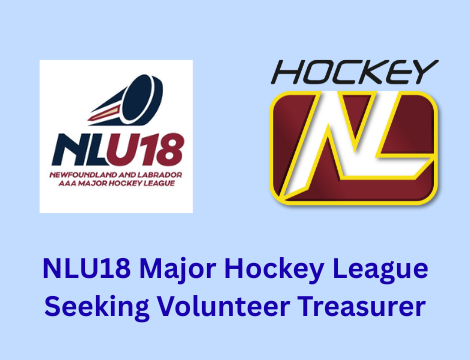 NLU18 Major Hockey League Seeking Volunteer Treasurer