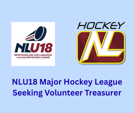 NLU18 Major Hockey League Seeking Volunteer Treasurer