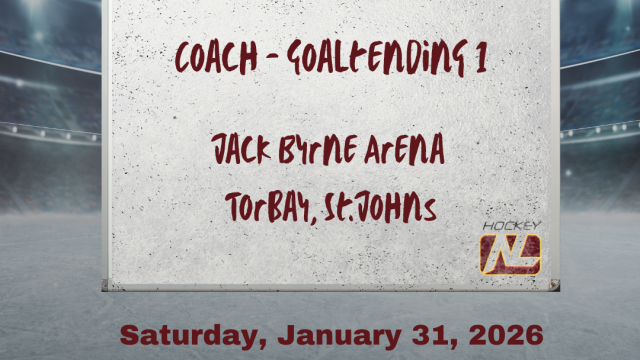 Coach – Goaltending 1 Clinic – January 31, 2026