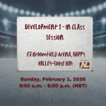 Development 1 – In Class Session