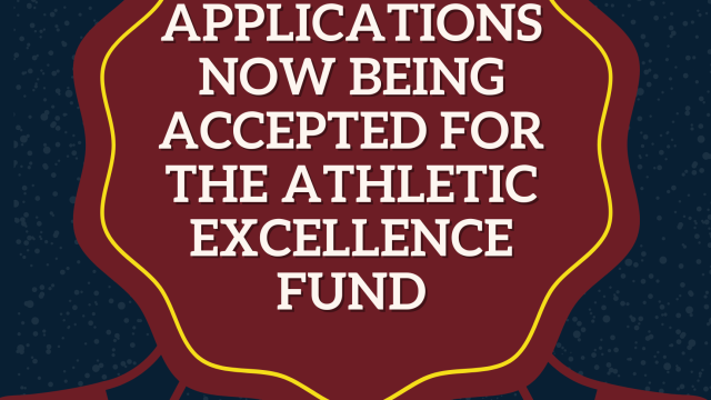 Applications Now Being Accepted for the Athletic Excellence Fund