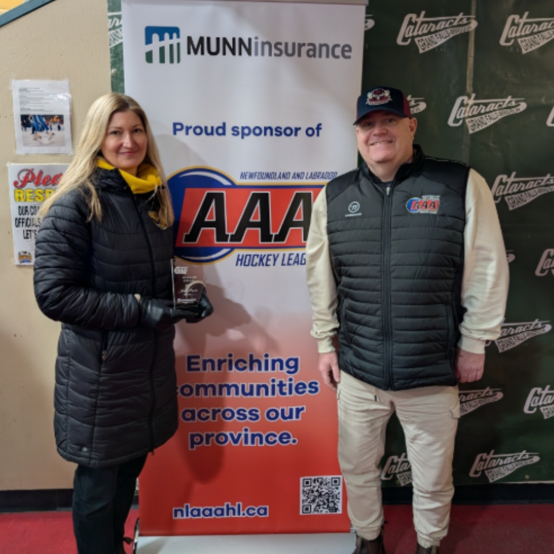 U13 AAA League Director of Operations award winner - HockeyNL