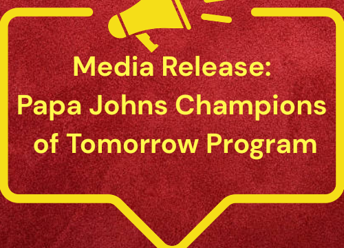 Papa Johns Champions of Tomorrow Program