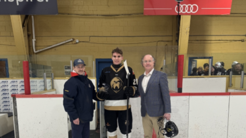 U16 AAA League Most Gentlemanly Effective Player Winner