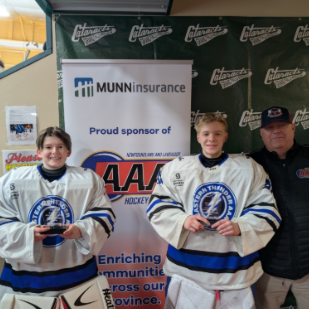 Sam Nowlan U13 AAA Top Team Goals Against Average Winners - HockeyNL
