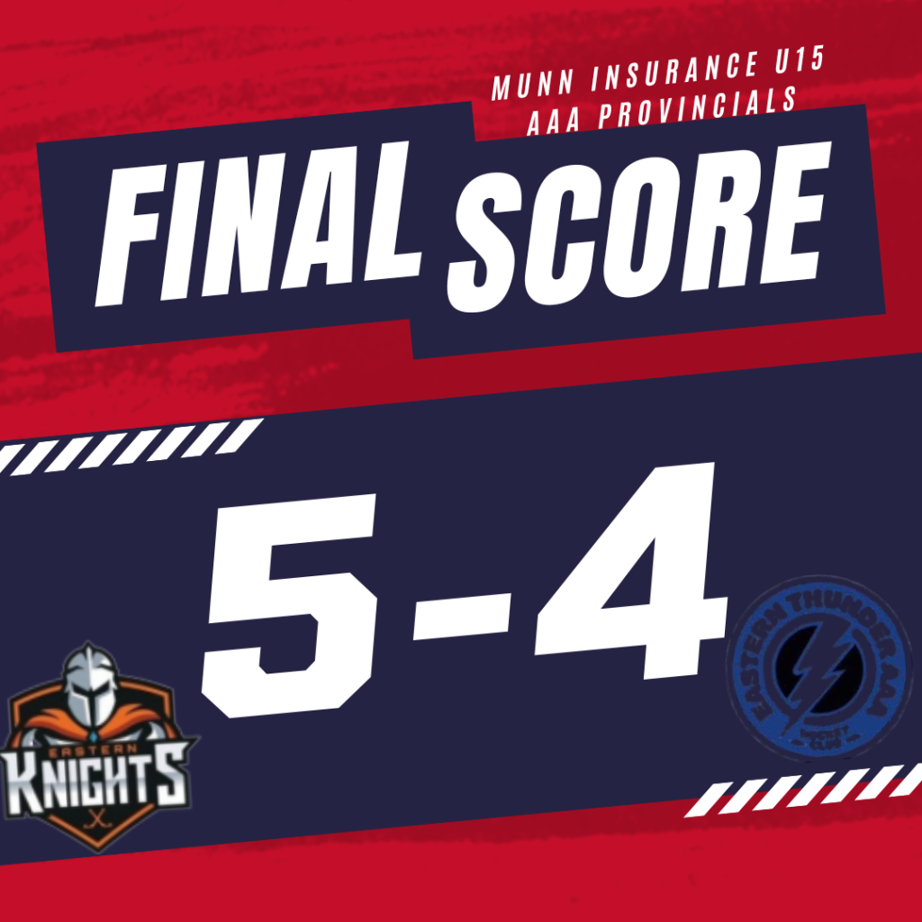 U15 AAA Provincials Knights vs Thunder Game Recap