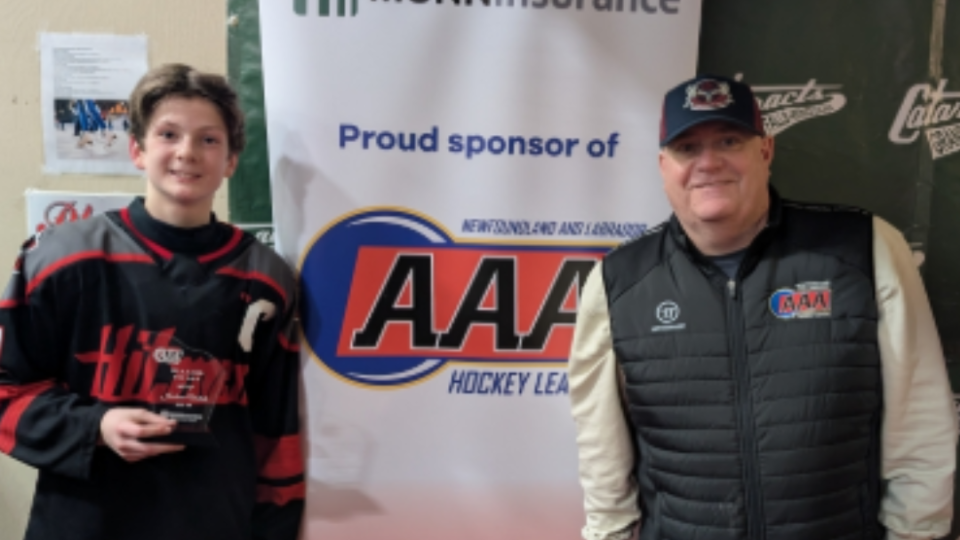 U13 AAA League Most Valuable Player Award Winner