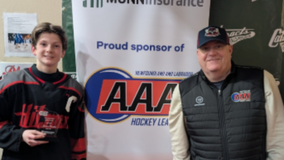 U13 AAA League Most Valuable Player Award Winner