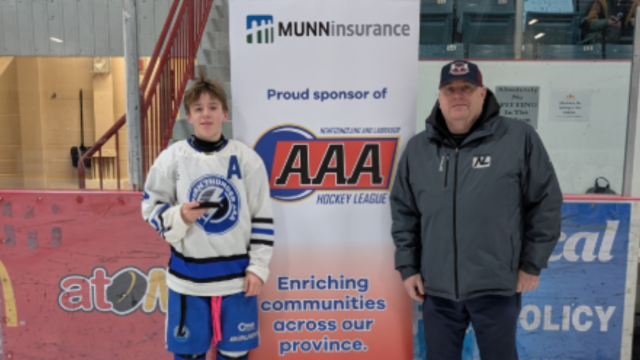 Munn Insurance U13 AAA Top Defenseman Winner Ryan Curran