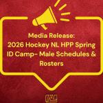 2026 Hockey NL HPP Spring ID Camp- Male Schedules & Rosters