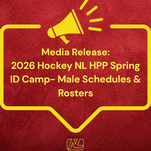 2026 Hockey NL HPP Spring ID Camp- Male Schedules & Rosters