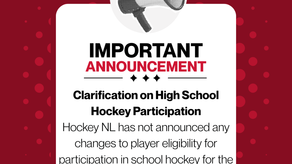 Important Notice Regarding High School Hockey Participation