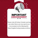 All Hockey Canada Learning Lab Online Clinics Now Open