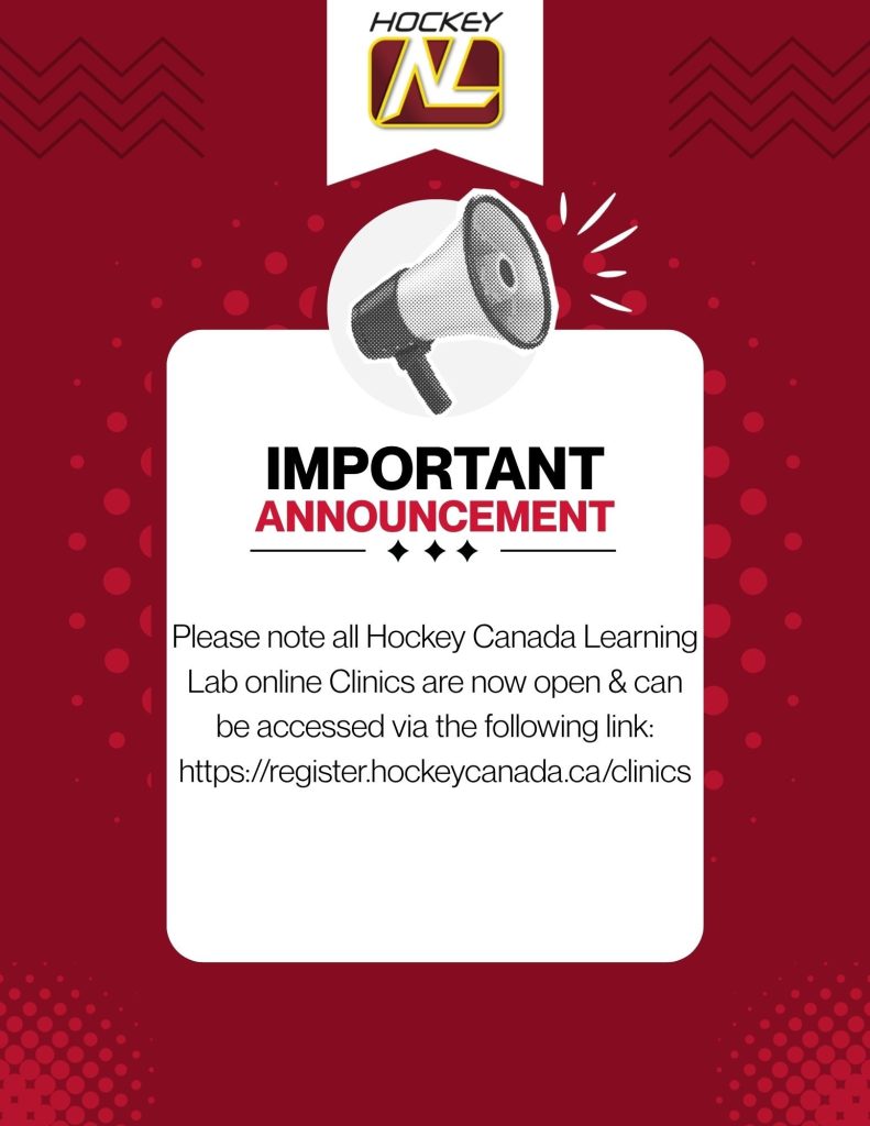 All Hockey Canada Learning Lab Online Clinics Now Open