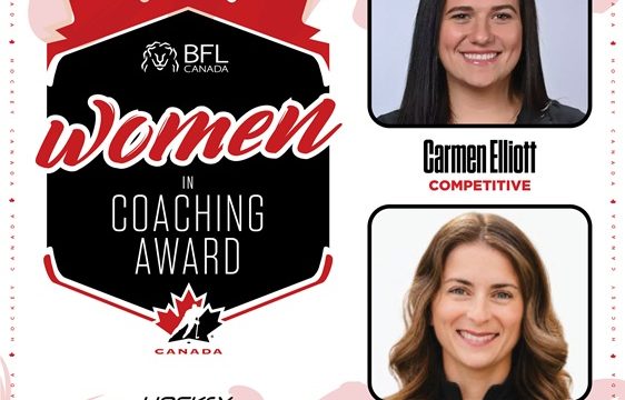 Congratulations to Carmen Elliott & Heather Hutchings – 2026 Hockey NL Provincial BFL Female Coaches of the Year